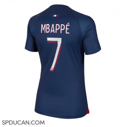 Zenski Nogometni Dres Paris Saint-Germain Kylian Mbappe #7 Domaci 2023-24 Kratak Rukav